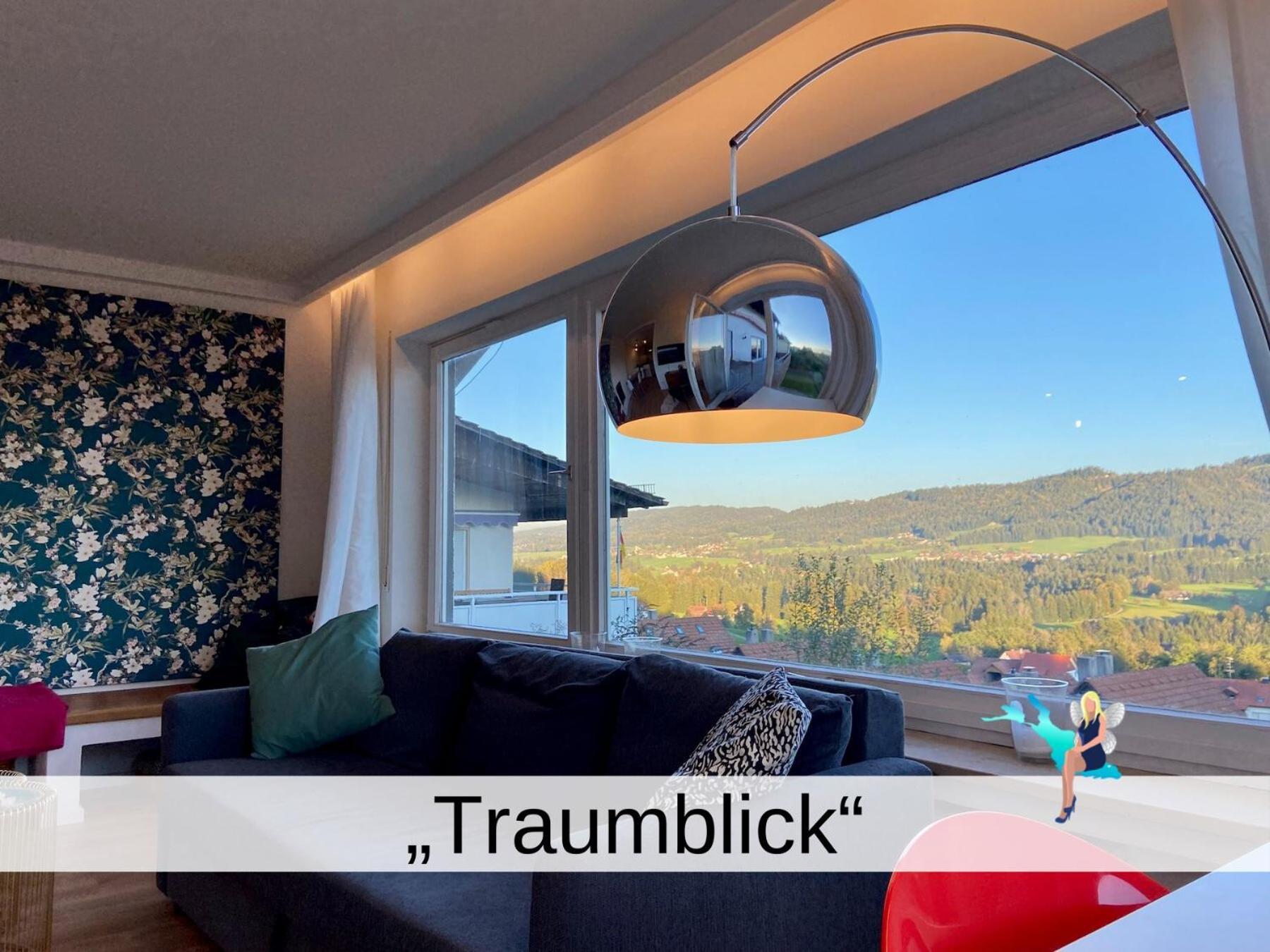 Ferienwohnung Traumblick Sigmarszell Bagian luar foto